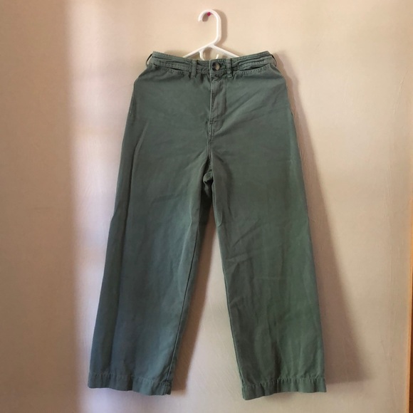 Free People Green Billie Pant - Picture 3 of 5